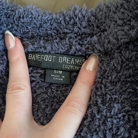 Barefoot Dreams® CozyChic™ Cardigan in Deep Sea Blue - Picture 5 of 7